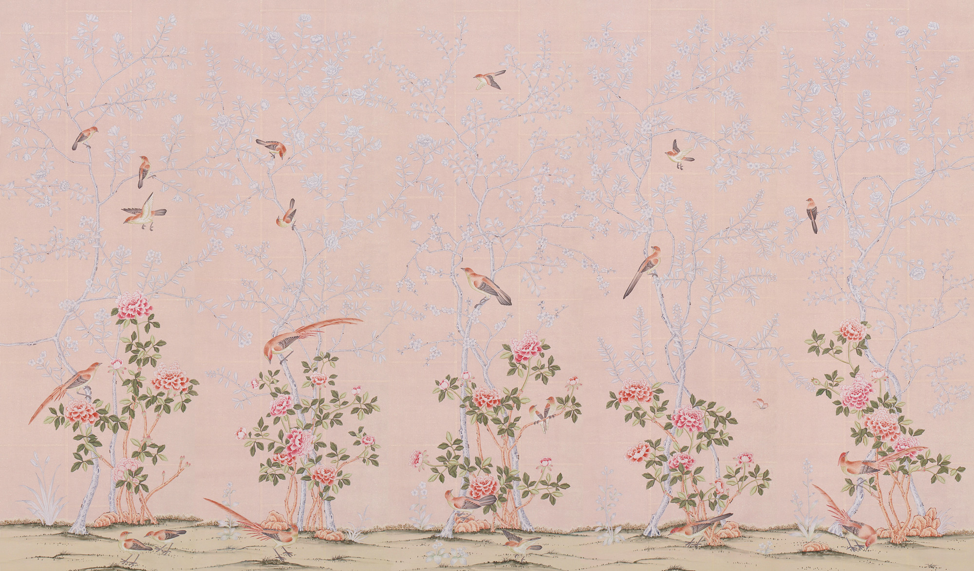Colourway SC-31 on Gentleman's Pink India tea paper