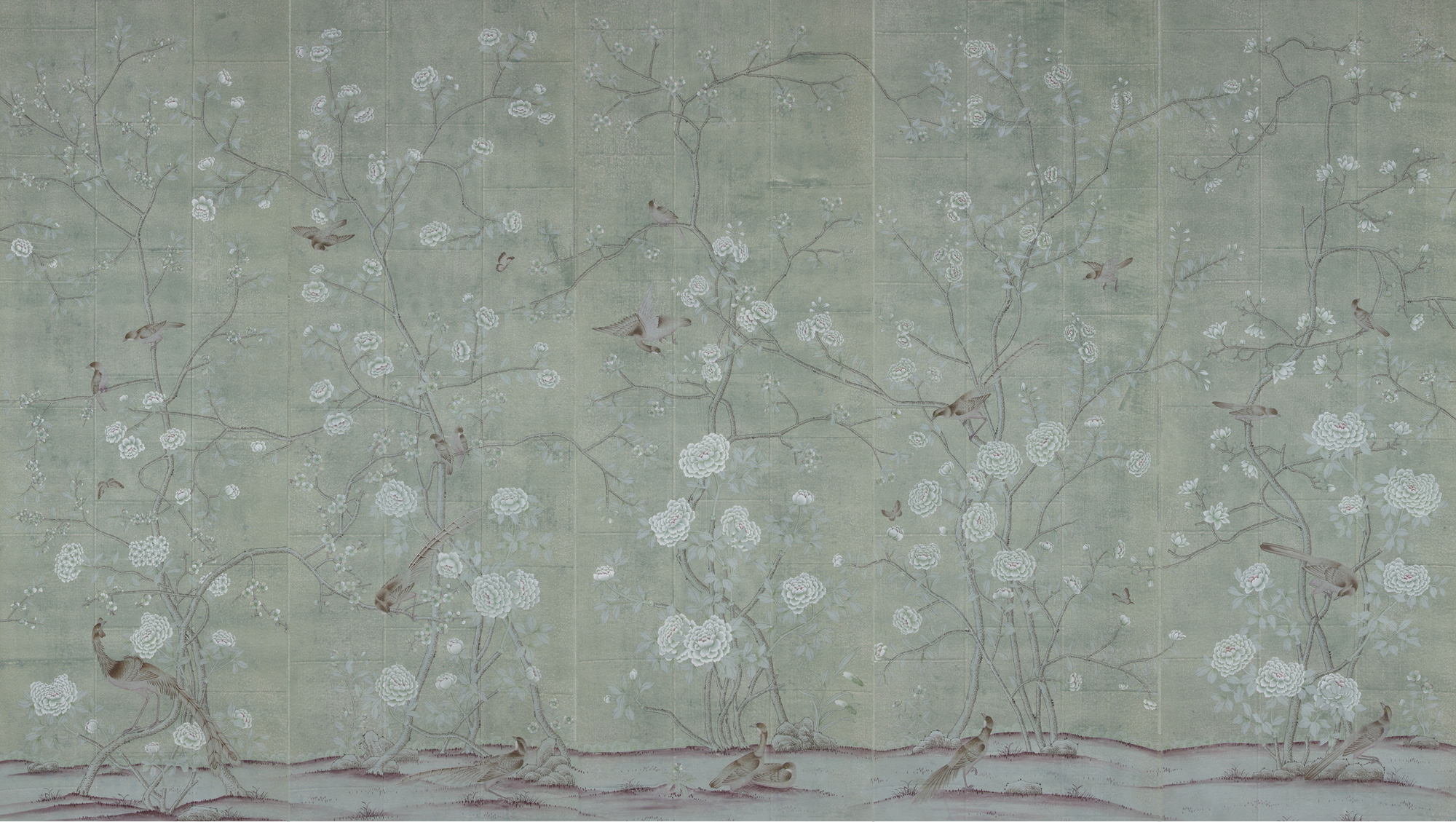 Colourway SC-216 on Blue Grey India tea paper