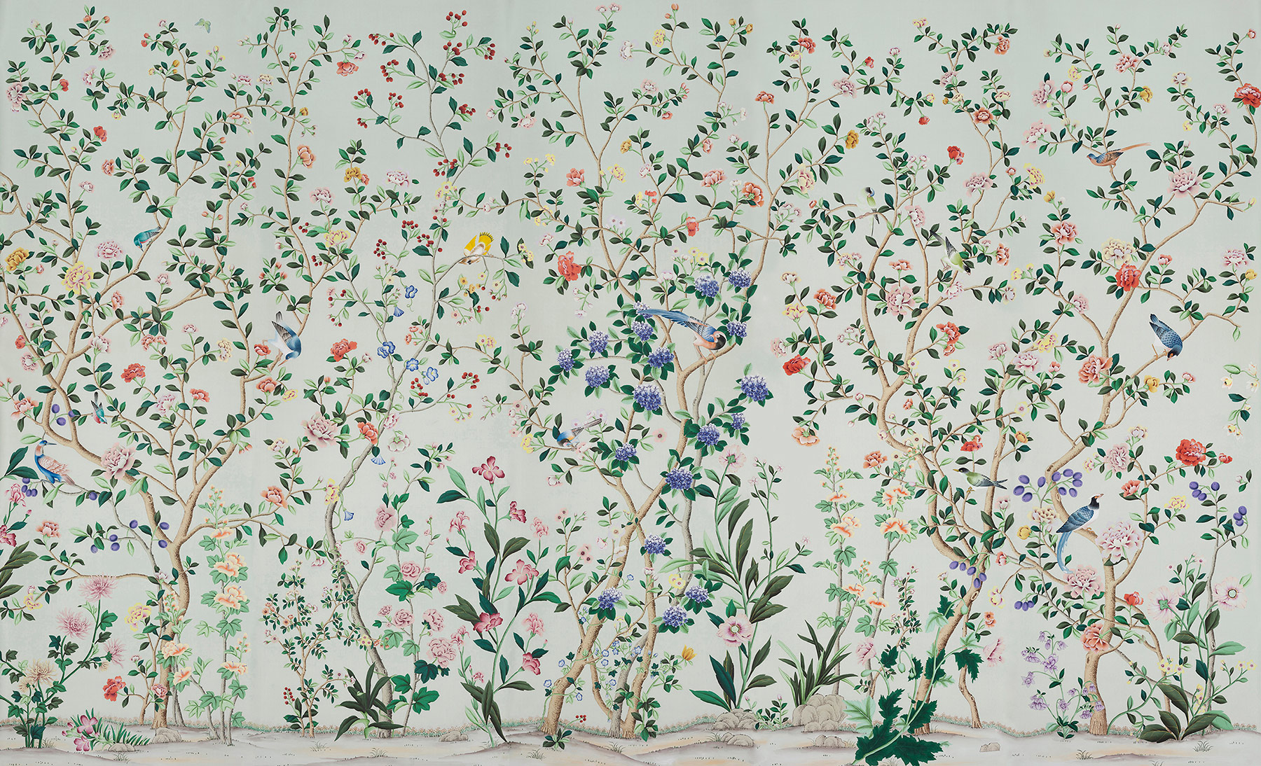 Standard colourway on Adam Grey dyed silk