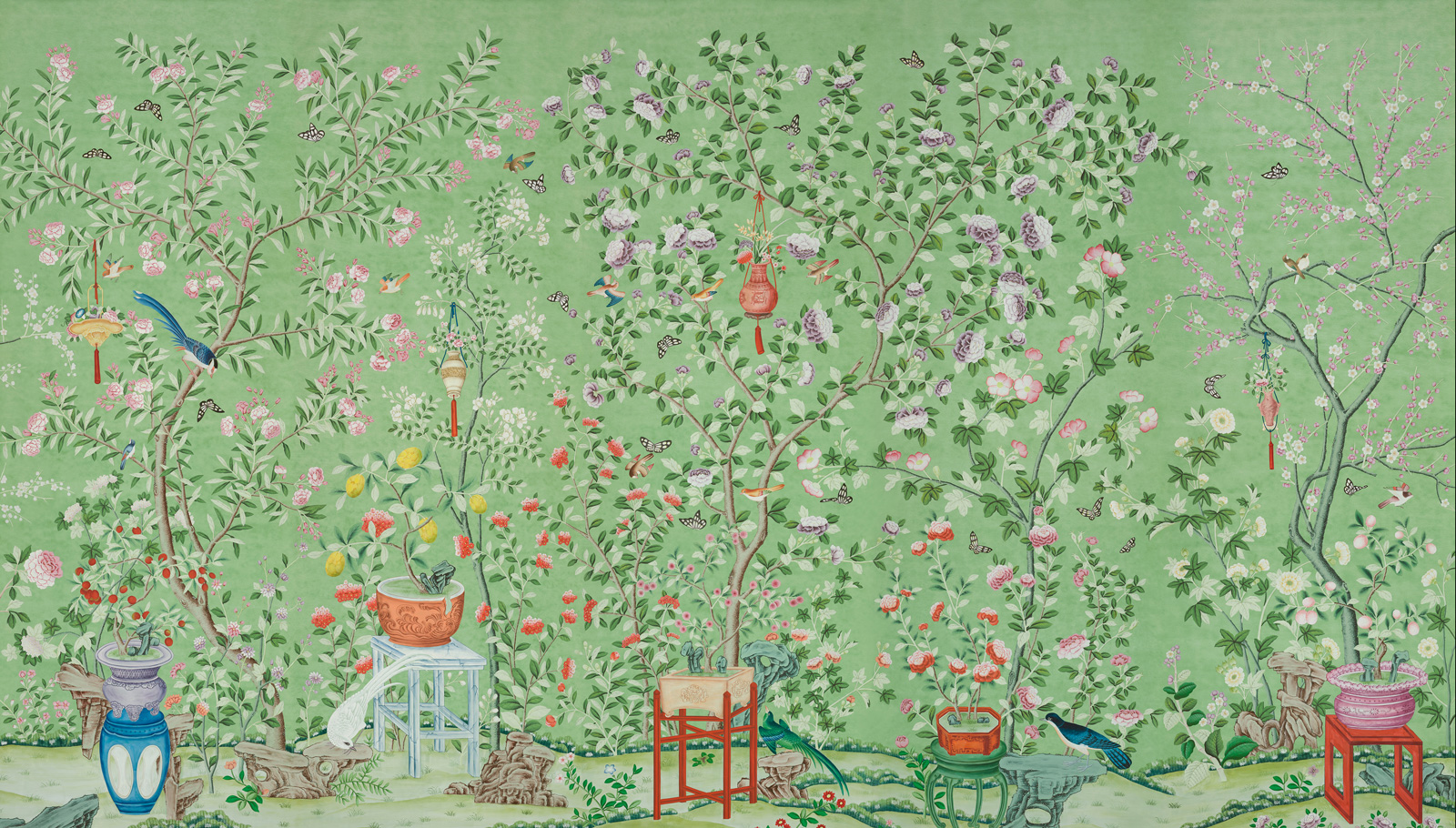 Wellington colourway on Pistachio Williamsburg
