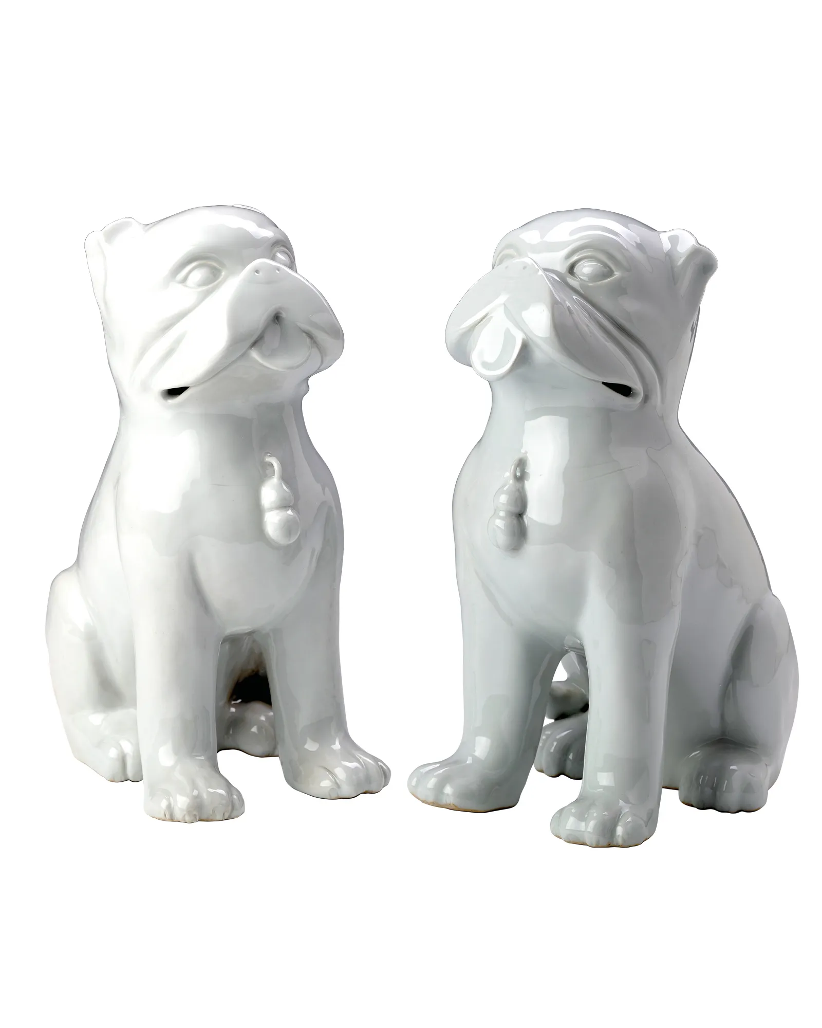 A PAIR OF 11” PUGS