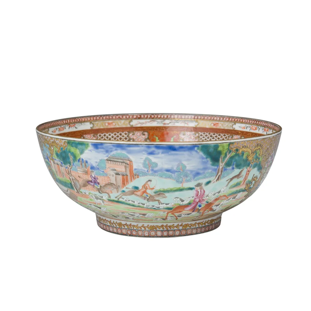 18TH CENTURY HUNTING SCENE