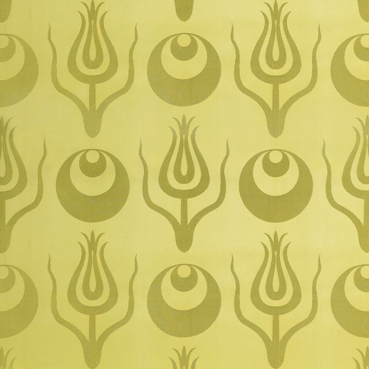Crescent Tulip Silk Damask
