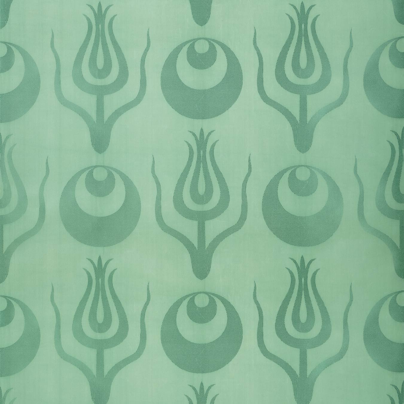 Crescent Tulip Silk Damask