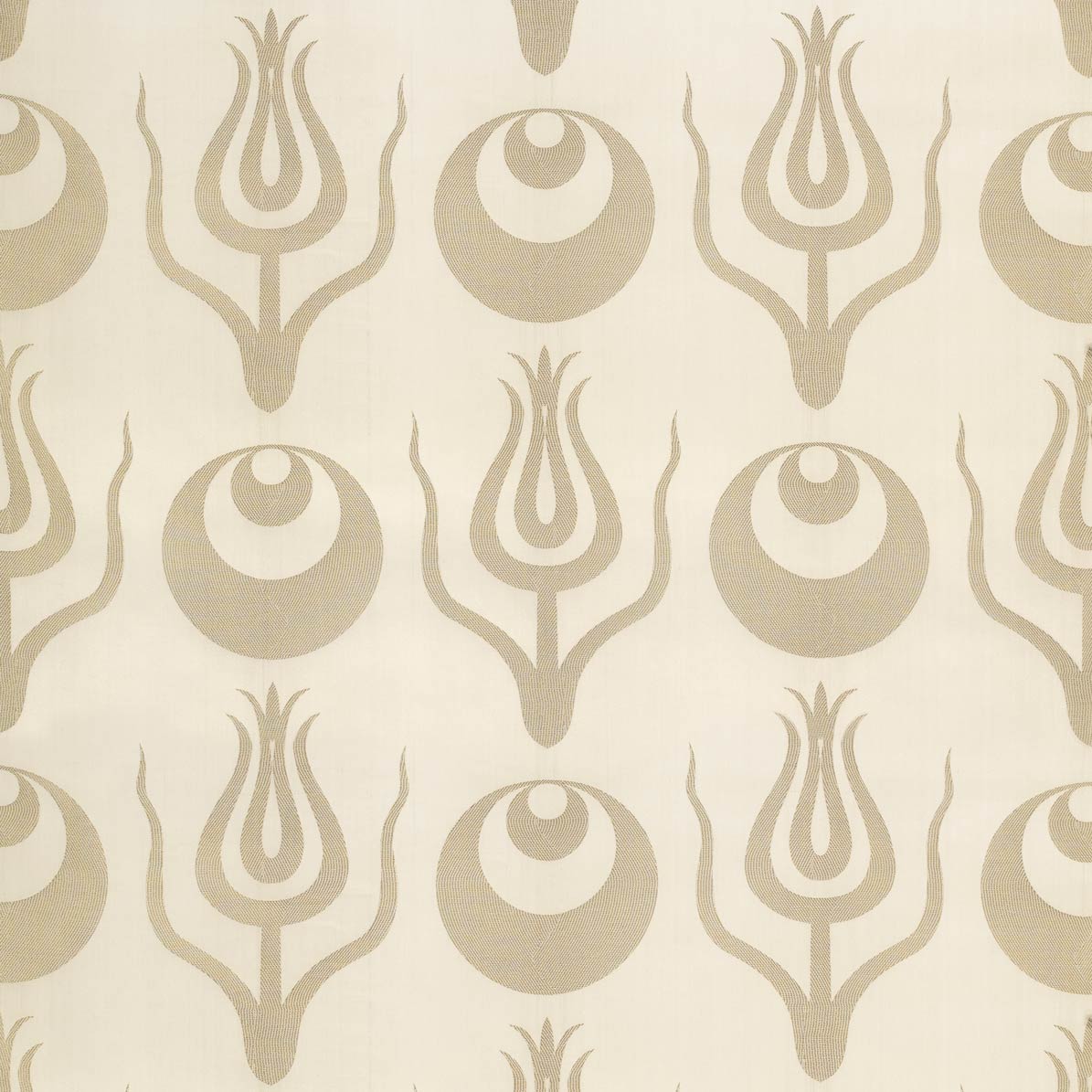 Crescent Tulip Silk Damask