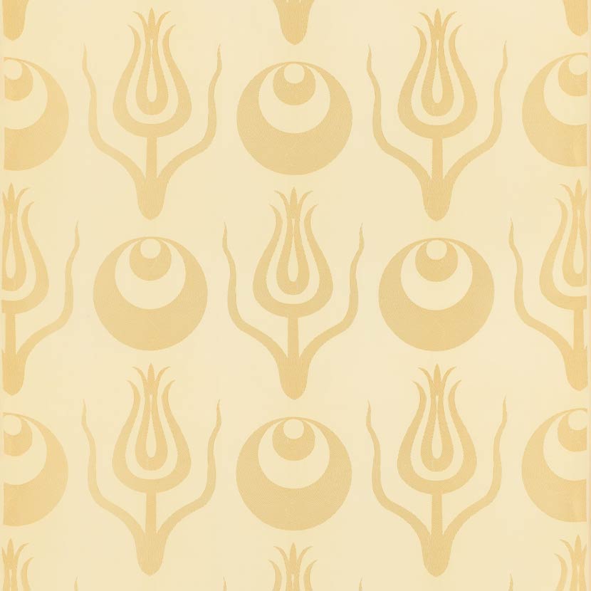Crescent Tulip Silk Damask