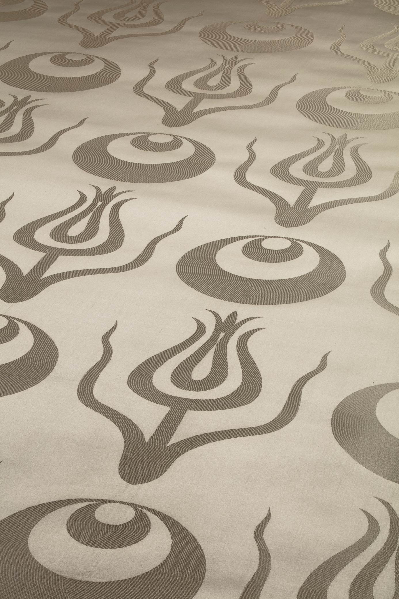 Crescent Tulip Silk Damask
