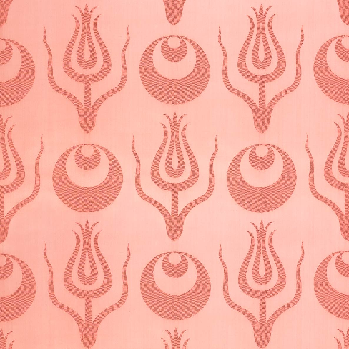 Crescent Tulip Silk Damask