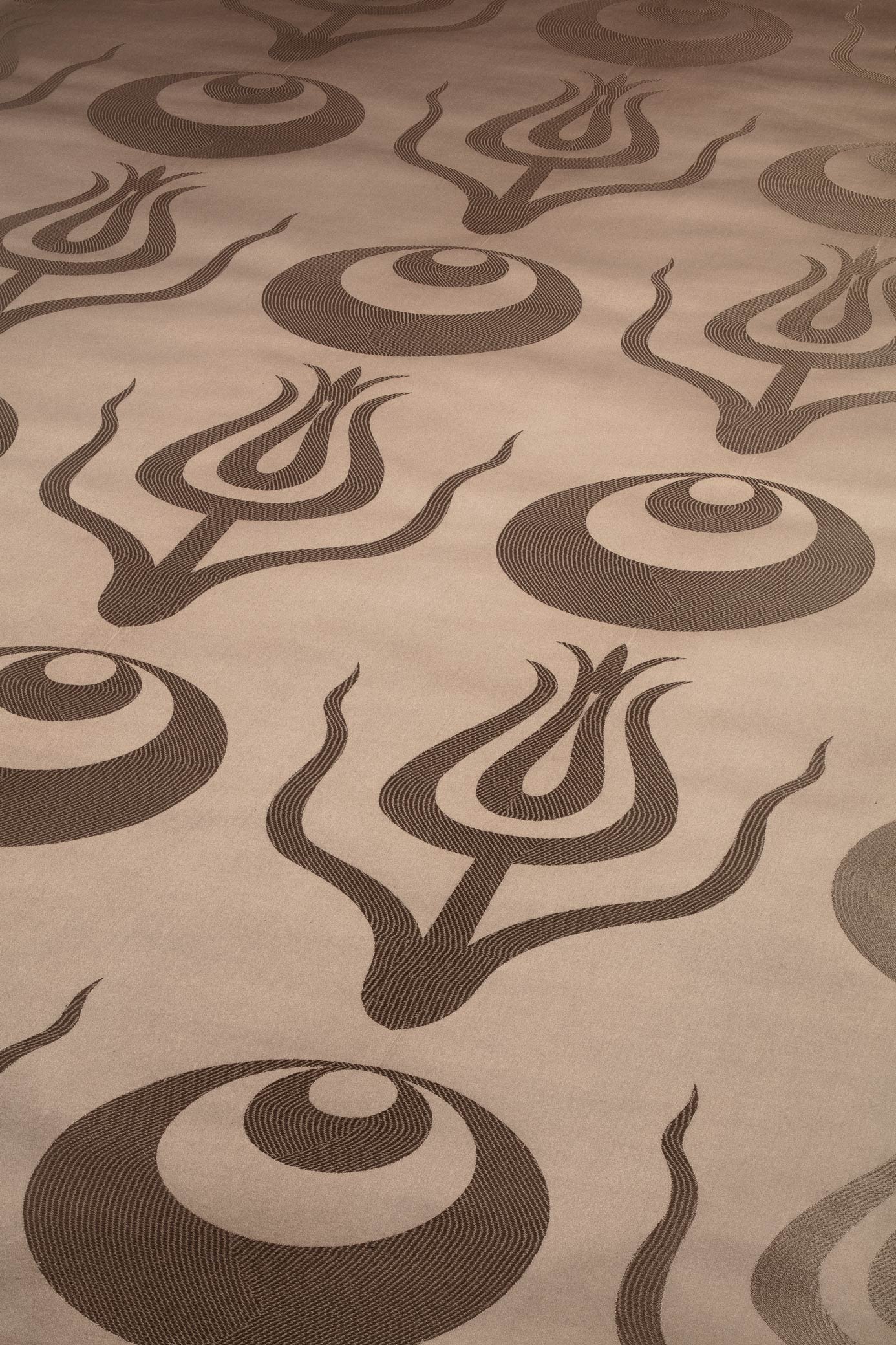Crescent Tulip Silk Damask