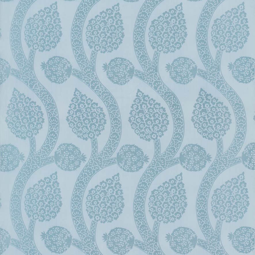 Osman Pomegranate Silk Damask