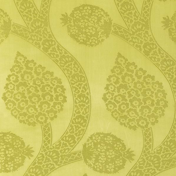 Osman Pomegranate Silk Damask