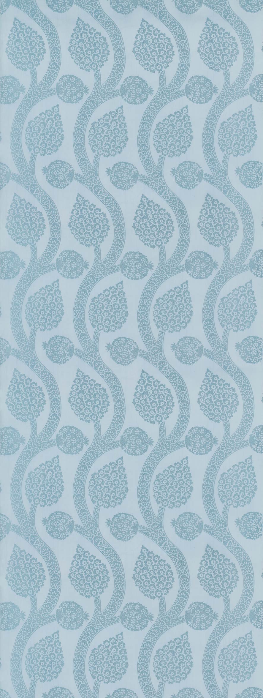 Osman Pomegranate Silk Damask