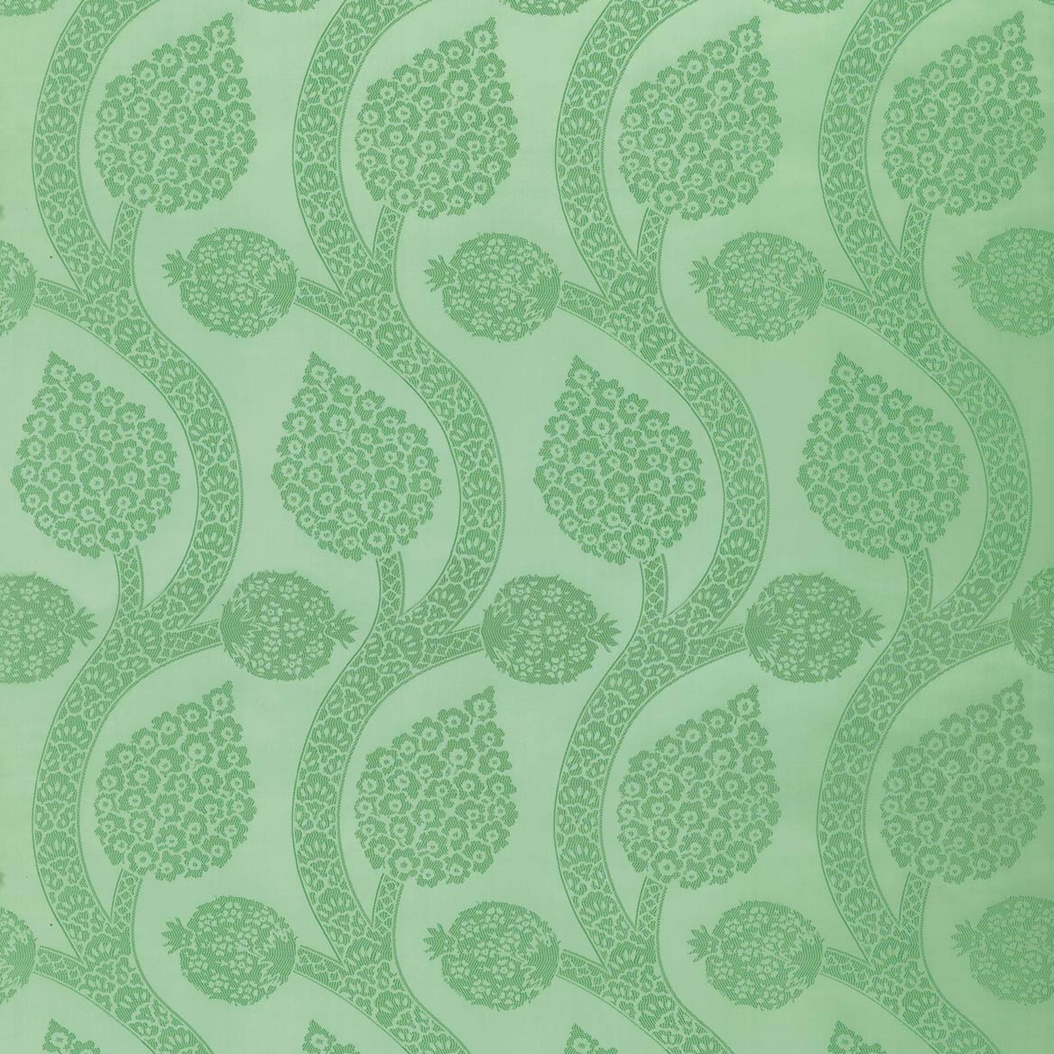 Osman Pomegranate Silk Damask