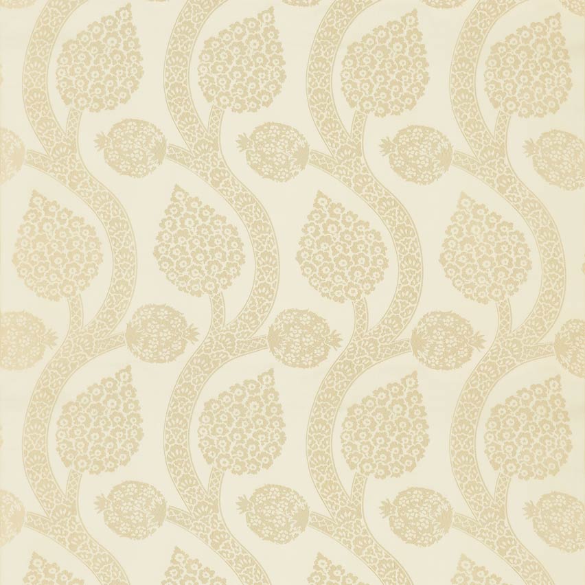 Osman Pomegranate Silk Damask