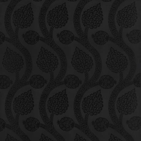 Osman Pomegranate Silk Damask