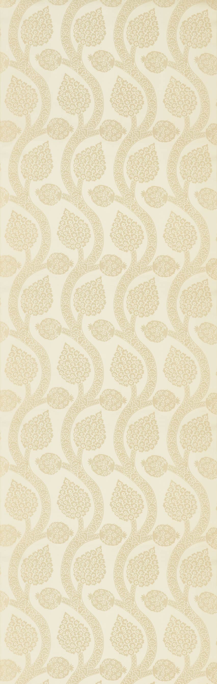 Osman Pomegranate Silk Damask