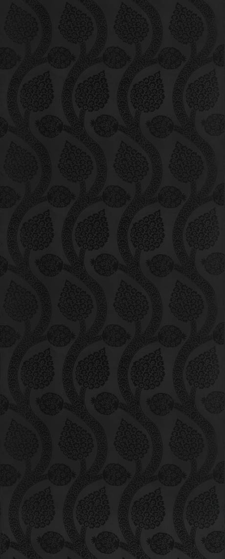 Osman Pomegranate Silk Damask